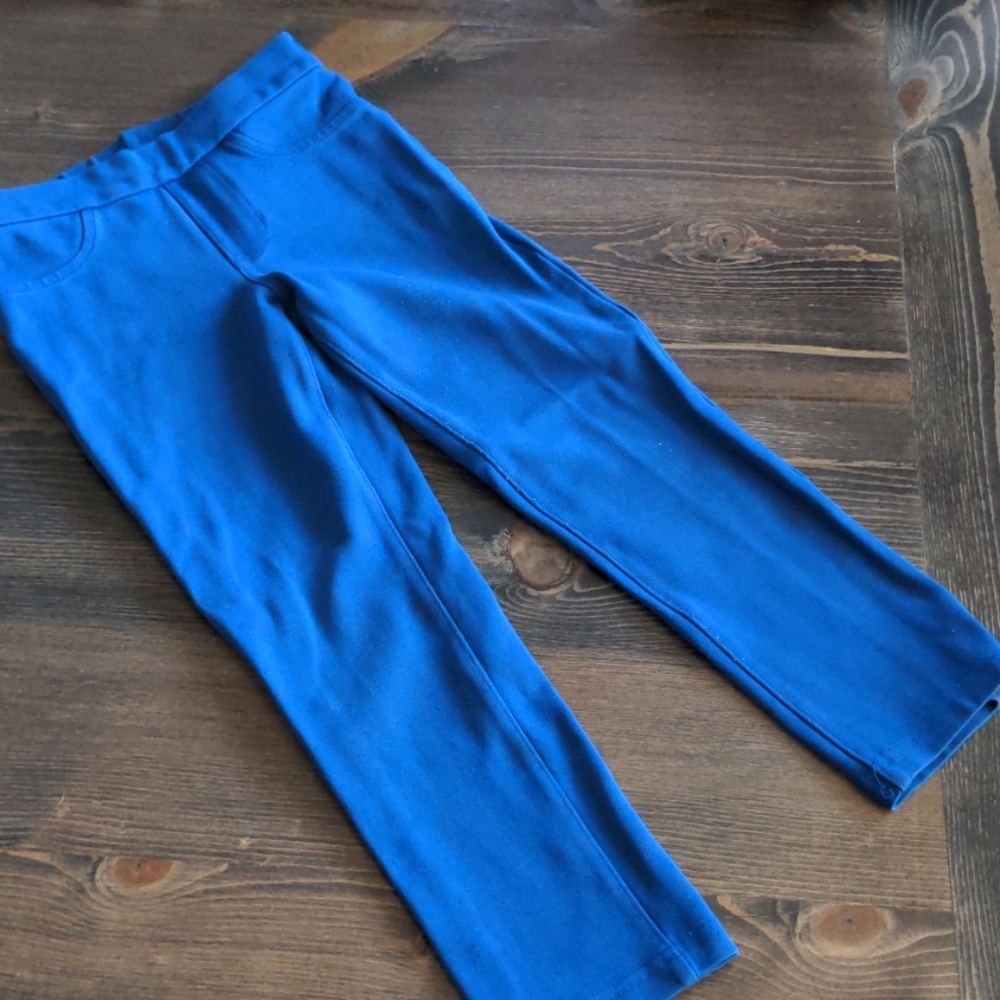 Primary - blue ponte pants